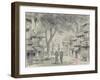 Set Design for Act Ii of the Opera 'Lakme', by Leo Delibes-Antonin Marie Chatiniere-Framed Giclee Print