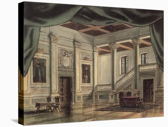 Set Design For Act III of the Opera Rigoletto by Guiseppe Verdi-null-Stretched Canvas