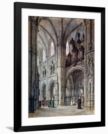 Set Design for Faust by Charles Gounod, 1903-Philippe Chery-Framed Giclee Print