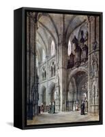 Set Design for Faust by Charles Gounod, 1903-Philippe Chery-Framed Stretched Canvas