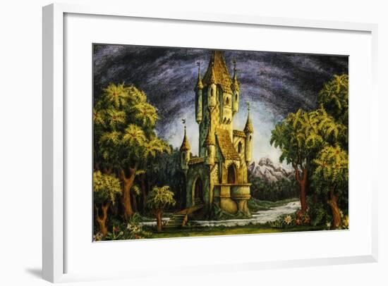 Set Design for Opera Wooden Prince-Bela Viktor Janos Bartok-Framed Giclee Print