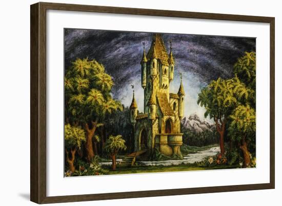 Set Design for Opera Wooden Prince-Bela Viktor Janos Bartok-Framed Giclee Print