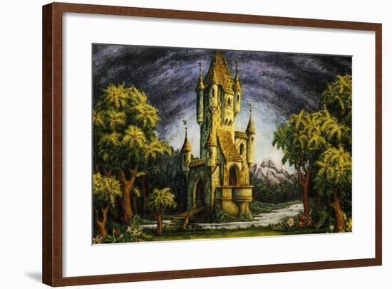 Set Design for Opera Wooden Prince-Bela Viktor Janos Bartok-Framed Giclee Print