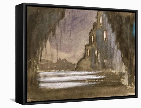 Set Design for 'Rusalka'-Franz Dvorak-Framed Stretched Canvas