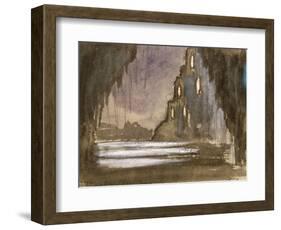 Set Design for 'Rusalka'-Franz Dvorak-Framed Giclee Print