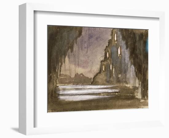 Set Design for 'Rusalka'-Franz Dvorak-Framed Giclee Print