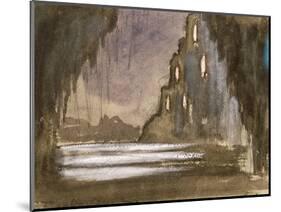 Set Design for 'Rusalka'-Franz Dvorak-Mounted Giclee Print