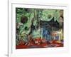 Set Design for "Scheherazade" by Rimsky-Korsakov (1844-1908) 1916-Leon Bakst-Framed Giclee Print