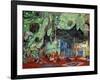 Set Design for "Scheherazade" by Rimsky-Korsakov (1844-1908) 1916-Leon Bakst-Framed Giclee Print