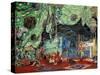 Set Design for "Scheherazade" by Rimsky-Korsakov (1844-1908) 1916-Leon Bakst-Stretched Canvas