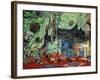 Set Design for "Scheherazade" by Rimsky-Korsakov (1844-1908) 1916-Leon Bakst-Framed Giclee Print