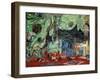 Set Design for "Scheherazade" by Rimsky-Korsakov (1844-1908) 1916-Leon Bakst-Framed Giclee Print