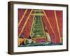 Set Design for "Thamar," 1912-Leon Bakst-Framed Giclee Print