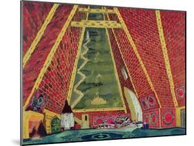 Set Design for "Thamar," 1912-Leon Bakst-Mounted Giclee Print