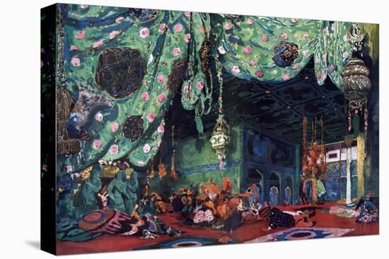 Set Design for the Ballet Scheherazade, C1913-Leon Bakst-Stretched Canvas