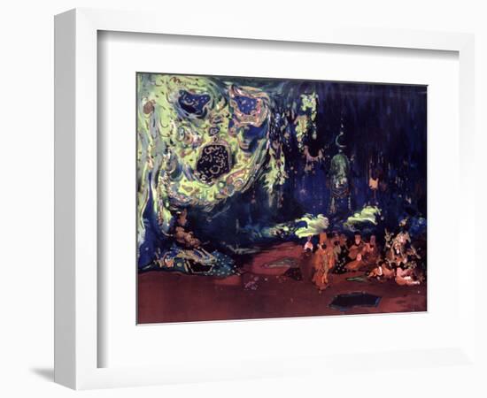 Set Design for the Ballet Scheherazade, C1913-Leon Bakst-Framed Giclee Print