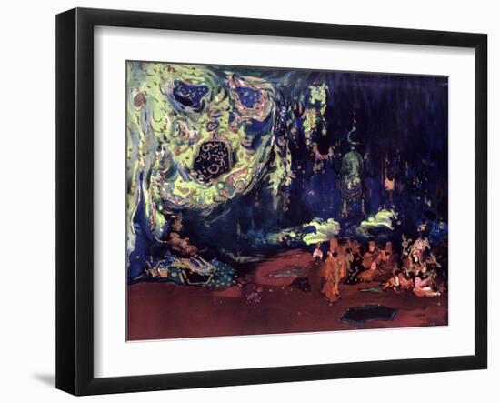 Set Design for the Ballet Scheherazade, C1913-Leon Bakst-Framed Giclee Print