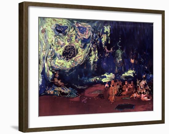 Set Design for the Ballet Scheherazade, C1913-Leon Bakst-Framed Giclee Print