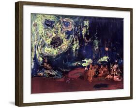 Set Design for the Ballet Scheherazade, C1913-Leon Bakst-Framed Giclee Print