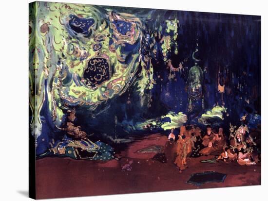 Set Design for the Ballet Scheherazade, C1913-Leon Bakst-Stretched Canvas