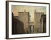 Set Design for the Court of the Temple-Simon Quaglio-Framed Giclee Print