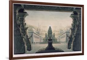 Set Design for the Final Scene of "The Magic Flute" by Wolfgang Amadeus Mozart-Karl Friedrich Schinkel-Framed Giclee Print