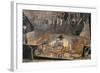 Set Design for 'The Lower Depths' (Nachtasyl)-Edward Suhr-Framed Giclee Print