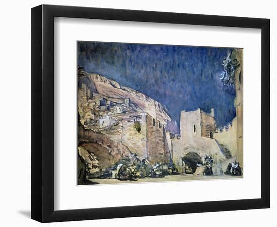 Set Design for the Opera Judith by Alexander Serov, 1907-Valentin Serov-Framed Giclee Print