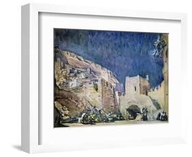 Set Design for the Opera Judith by Alexander Serov, 1907-Valentin Serov-Framed Giclee Print