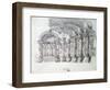 Set Design for the Opera 'Proserpine, C1680-Jean Berain-Framed Giclee Print