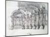 Set Design for the Opera 'Proserpine, C1680-Jean Berain-Mounted Giclee Print