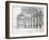 Set Design for the Opera 'Proserpine, C1680-Jean Berain-Framed Giclee Print