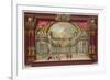Set Design for the Theatre at Versailles (Colour Litho)-French-Framed Giclee Print