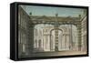 Set Design for the World Premiere Performance of 'Idomeneo', by Wolfgang Amadeus Mozart in Munich-Lorenzo I Quaglio-Framed Stretched Canvas