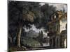 Set Design of Adinas' Farmhouse-Alessandro Sanquirico-Mounted Giclee Print