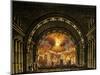 Set Design of Eruption of Vesuvius-Alessandro Sanquirico-Mounted Premium Giclee Print