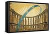 Set Design of the Temple of the Sun-Simon Quaglio-Framed Stretched Canvas