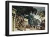 Set Design Sketch by Filippo Peroni Depicting the Hanging Gardens for the Third Act-Giuseppe Verdi-Framed Giclee Print