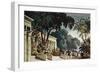 Set Design Sketch by Filippo Peroni Depicting the Hanging Gardens for the Third Act-Giuseppe Verdi-Framed Giclee Print