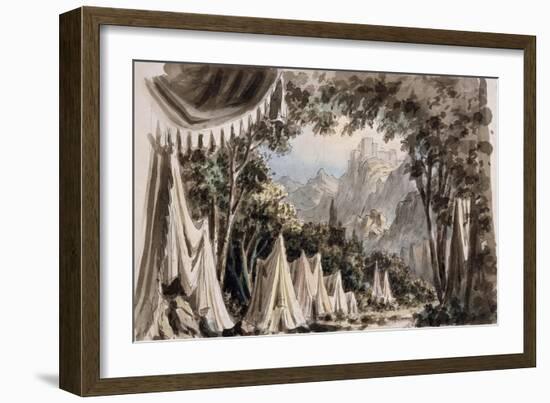 Set Design-Pietro Bertoja-Framed Giclee Print