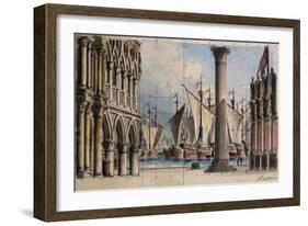 Set Design-Pietro Bertoja-Framed Giclee Print