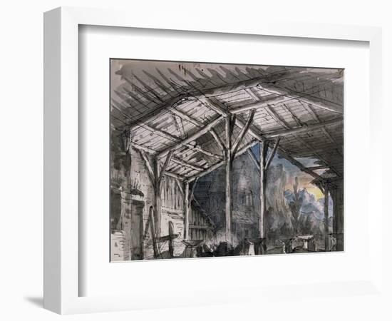 Set Design-Pietro Bertoja-Framed Giclee Print