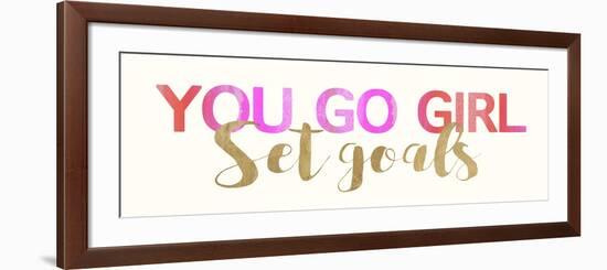 Set Goals-Bella Dos Santos-Framed Premium Giclee Print