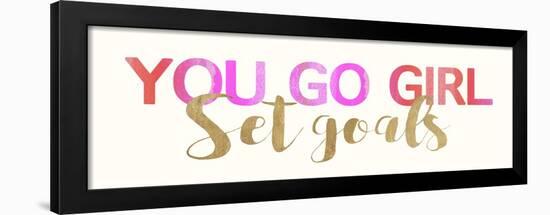 Set Goals-Bella Dos Santos-Framed Art Print