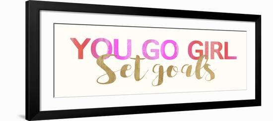 Set Goals-Bella Dos Santos-Framed Art Print