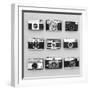 Set of 9 Antique Cameras-Tom Quartermaine-Framed Giclee Print