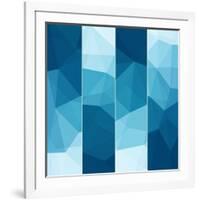 Set of Abstract Blue Background-epic44-Framed Art Print