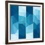 Set of Abstract Blue Background-epic44-Framed Art Print