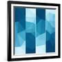 Set of Abstract Blue Background-epic44-Framed Art Print