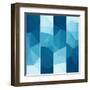 Set of Abstract Blue Background-epic44-Framed Art Print